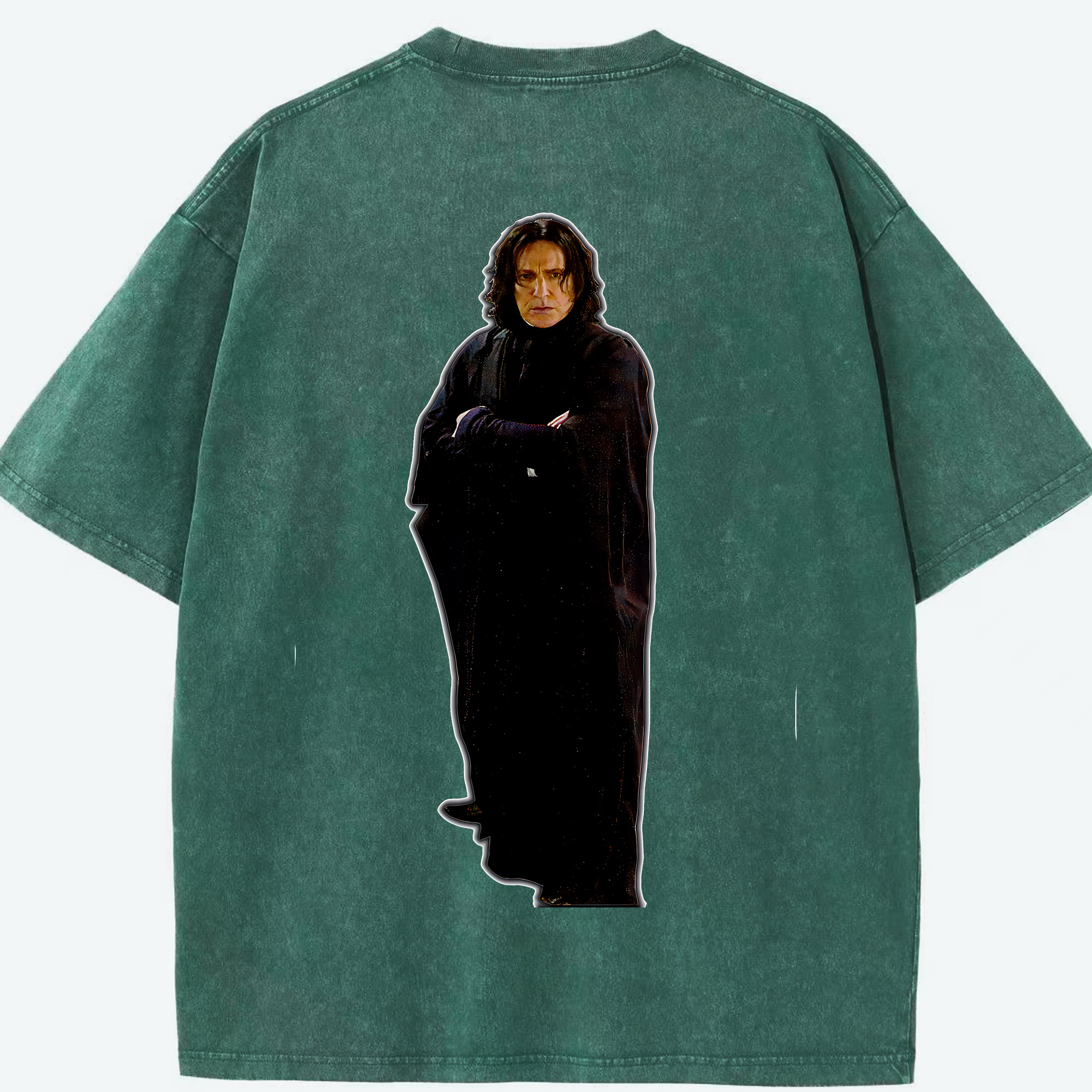 （画像用） Harry Potter ハリー・ポッターシリーズ 綿100% ヴィンテージ風 半袖Tシャツ（背面プリント）